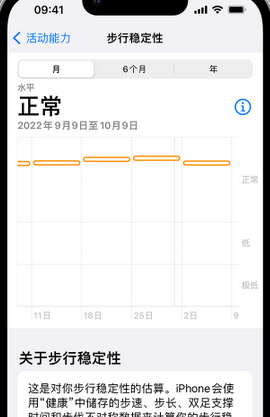 景谷iPhone手机维修如何在iPhone开启'步行稳定性通知'