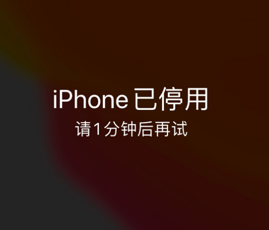 景谷苹果手机维修分享:iPhone 显示“不可用”或“已停用”怎么办？还能保留数据吗？ 