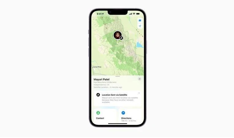 景谷苹果14维修分享iPhone14系列中 FindMy功能通过卫星分享位置方法教程 