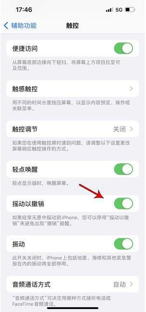 景谷苹果手机维修分享iPhone手机如何设置摇一摇删除文字 