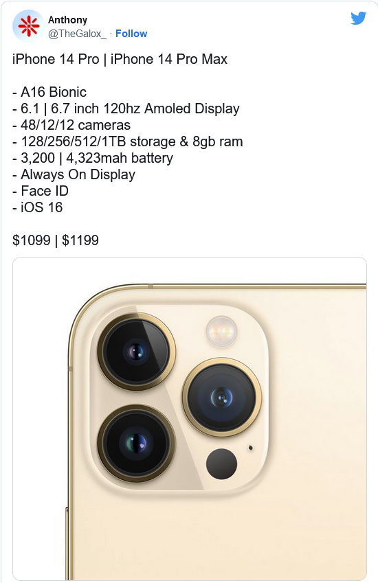 景谷苹果14维修分享iPhone 14全系涨价 
