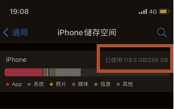 景谷苹果13维修分享iPhone13如何查看剩余内存 